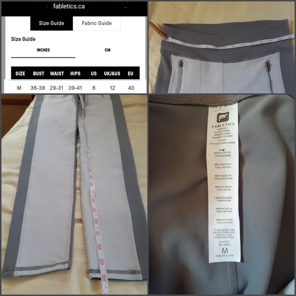 NNT FABLETICS Colleen Tregging Medium STORM/SANDSTONE - Picture 5 of 16